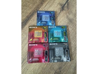 MiniDisc 74 min - 5-pack Oöppnad