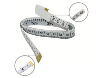 Mjukt måttband för tyg - 150cm - 60 tum