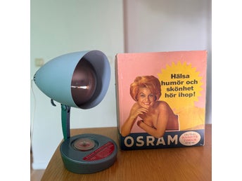 Vintage Bordslampa Lampa Retro OSRAM originalförpackning