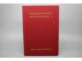 Beskrivande i maskinlära Hermods Korrespondensinstitut 1953