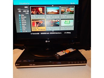 RH388H DVD HDD HDMI RECORDER spela in minnen från vhs SCART