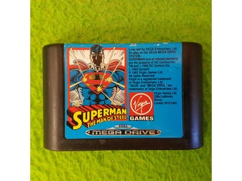 Superman the Man of Steel Sega Mega Drive 16-bit Megadrive super-man stålmannen