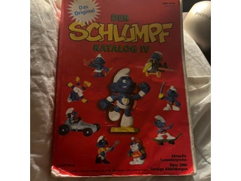 SMURF KATALOG ”SMURFBIBELN” I FÄRG MED BILDER PÅ ALLA SMURFAR FRAM TILL 2003