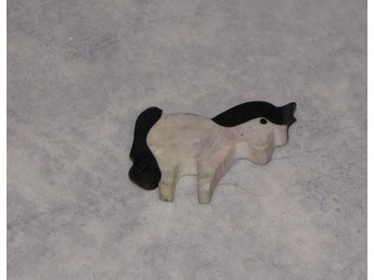 Sudd vit häst svart man 7 x4 cm sött suddgummi fin barn present skolmaterial jul