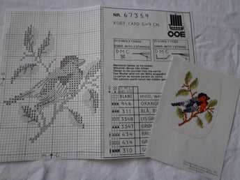 Broderimönster, Fågelmotiv