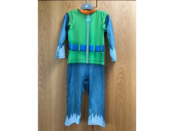 Paw Patrol Rocky grön dräkt storlek 3-4 år