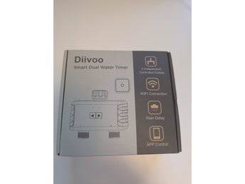 Diivoo WT-05 Smart Dual Vattentimer med WiFi Hub - Ny & Oanvänd