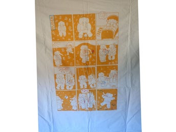 2 st påslakan RUBEN Anna-Lena Emdén Ikea 1980 retro vintage
