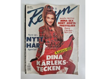Vecko Revyn nr 1 1988 - Di Leva, Kirstie Alley, Jannike Björling