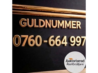 0760 - 664 997 Guldnummer Utförsäljning Mix