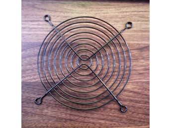 6st fläktgaller 120mm samt skruvar