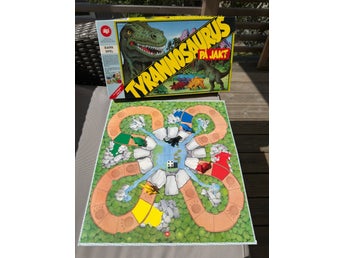 VINTAGE Sällskapsspel - Tyrannosaurus på jakt - alga - komplett
