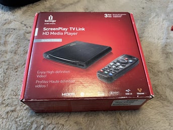 Iomega ScreenPlay TV Link HD Media Player Director Edition HDMI USB Mediaspelare