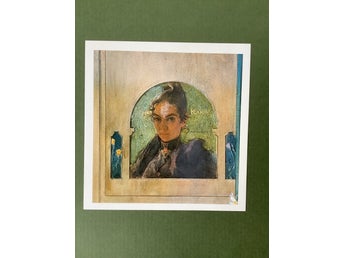 Carl Larsson Sundborn ”Karin” 1890 plansch skolplansch
