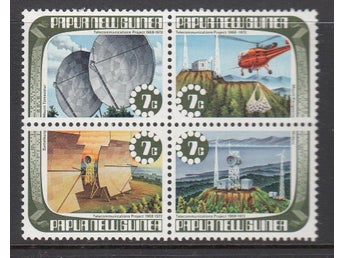 Papua Nya Guinea, Mi 234-39, Telekommunik, Helikopter, xx