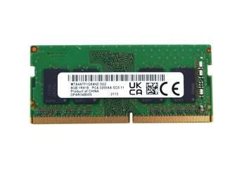 Micron 8GB DDR4 (1x8GB) SODIMM 1Rx16 PC4-3200AA 3200MHz MTA4ATF1G64HZ-3G2B2