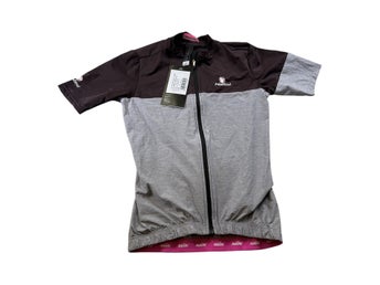 Nalini Corsa Cykeltröja Dam Storlek XS Tröja Brun Grå Polyester Elastan Sport