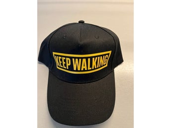 Johnnie Walker svart keps Keep Walking