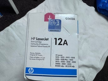 12A Q2612A LaserJet Print Cartridge