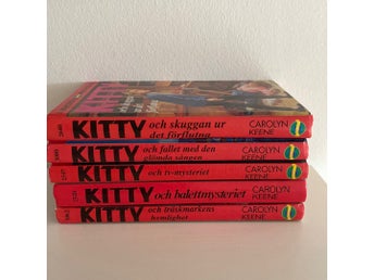 Kitty-böcker av Carolyn Keene (5 st)
