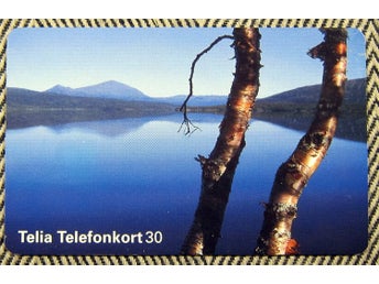 Telia Telefonkort 30 markeringar Retro Foto Joakim Ahlgren