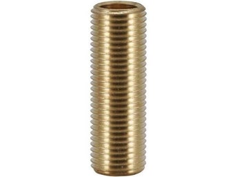 2st Helgängat rör 35mm med 4st M10 mutter för lampor mm