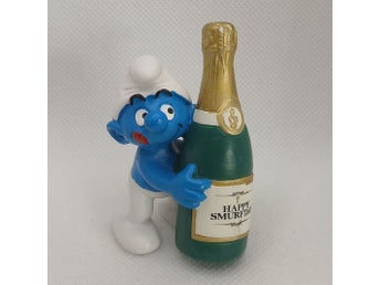 Smurf - Champagne / Champagneflaska , Peyo