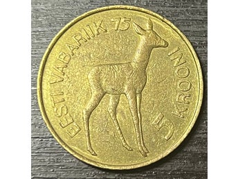 Estisk 5 Krooni med rådjur(20)