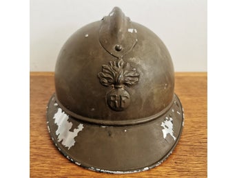 Fransk miltärhjälm - Adrian-hjälm M15 Lättviktsmodell i Aluminium (Infanteri/RF)