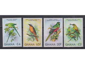 Ghana 1981 Fåglar 4v