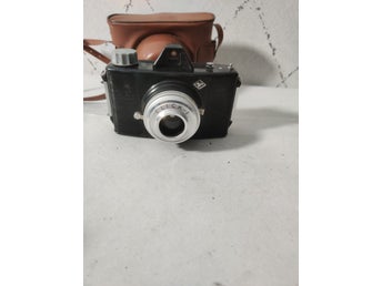 Agfa Click-1 kamera med fodral
