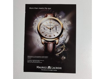 MAURICE LACROIX Masterpiece Le Chronograph Limited Edition annons från 2009