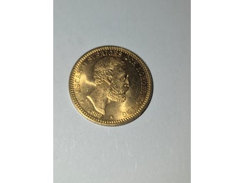 Guldmynt 20 kronor från 1889 kvalitet 01