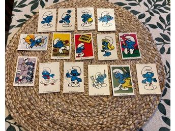 Filmisar Smurfarna från 1979 - 15 olika motiv