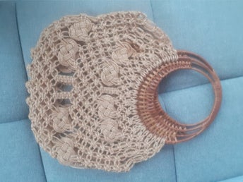 Beige handväska