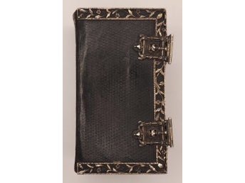 Holländsk bibel 1794 – silverskodd Statenbijbel, Dordrecht, graverade beslag