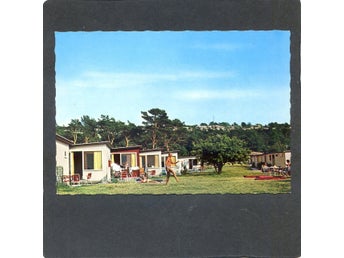 Visby Gustafsvik Små campinghus på rad 1970tal