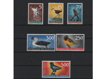 Senegal 1968 Fåglar 6v