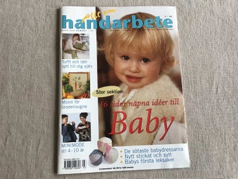 ALLT OM HANDARBETE NR 3 2000 BABY,SY,STICKA, MED MÖNSTERARK