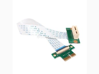 Flexible PCI-e PCI Express 36PIN 1X Extender Extension Adapter cable Tool