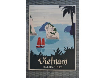 Vietnam Halong Bay Resebyrå (Äldre) Reklam Poster Affisch 42
