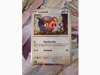 Pokmon TCG Scarlet & Violet Lechonk #154/198 Cosmos Holo Exclusive Card Pokmon TCG Scarlet & Violet Lechonk #154/198 Cosmos Holo Exclusive Card