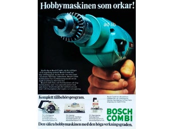 - HOBBYMASKINEN SOM ORKAR, REKLAMANNONS 1974