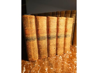 Corneille – Œuvres Complètes 1758, 5 vol (10 tomer), samtida helskinn