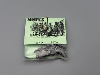 Minifigs Miniature Figurines Ltd. – äldre omålade metallfigurer i originalpåse