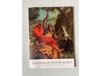 Fem sekler fransk konst, Nationalmuseum Stockholm, 1958