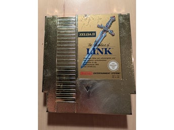 Zelda II: The Adventure of Link – Nintendo NES – kassett