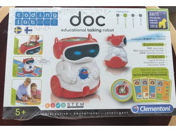 Clementoni Coding Lab DOC – Pedagogisk Robot – Ny & Oöppnad (Inplastad)