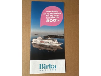 Kryssning till Åland med Birka Gotland Tom.18/2-2027