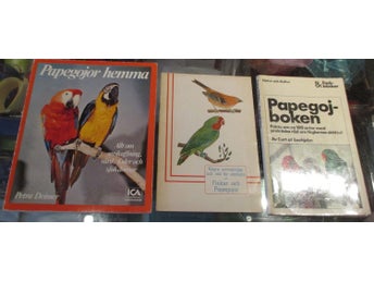 3 böcker om pepegojor som husdjur